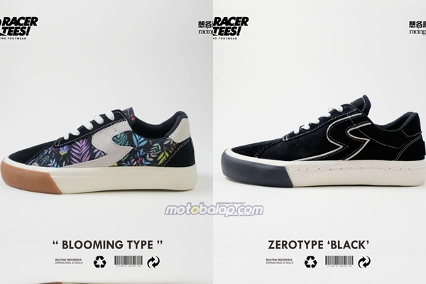 Racertees Luncurkan Sepatu Blooming Type dan juga ZeroType Black. Bisa Dipakai Segala Kondisi