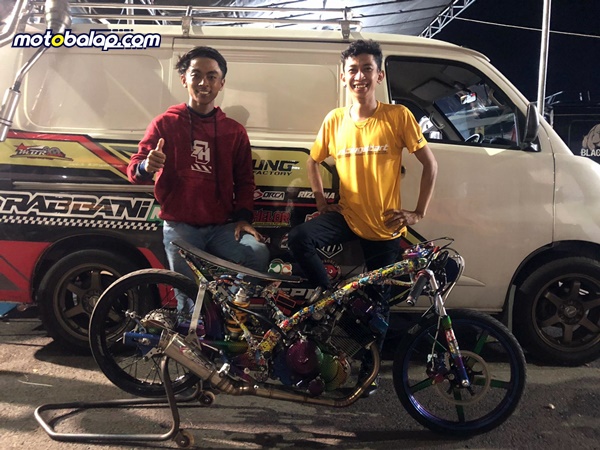 Arya Supe Mengusung Dua Nama Tim Besar, Mampu Bersaing Diperebutan Point Kelas Pemula Jatim Drag Bike Championsip II