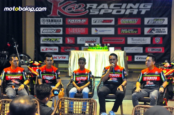 K62 RACING SPORT Andalkan Racetech, Siap Panaskan Region D. Apa Motovasinya dan Siapa Ridernya?