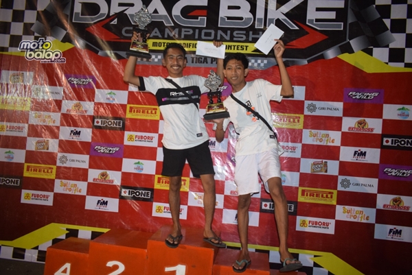 Wijaya Masih Terlalu Tangguh, Sandingkan Gelar Juara Open Dan Pemula Giri Palma Pirelli Drag Bike Tiga Pilar Malang
