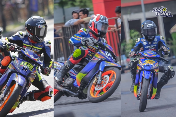 Sinar Emas Madurace 126 Satu Padepokan Settong Gulungan Turunkan 7 Motor di MCR Putaran 2 Kediri