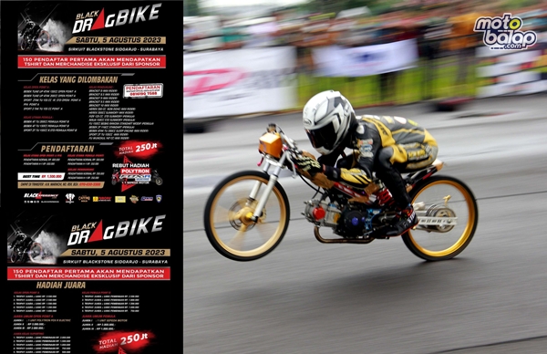 Black Dragbike All In. Kemasan Menarik dan Banjir Hadiah!