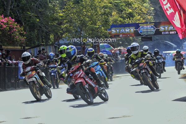 Kapolres Cup Road Race Kejurpov Jatim Putaran 4 Bangkalan 2023: Kelas 2Tak Masih Jadi Primadona Gaet Ratusan Starter