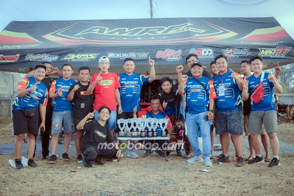 Gebrakan Tim AMRF VND koizumi Add + G77 Eastwood GDT ABK Aero BKMS Zyrof47 Sukses Raih 6 Podium di Motoprix Region B Tasikmalaya