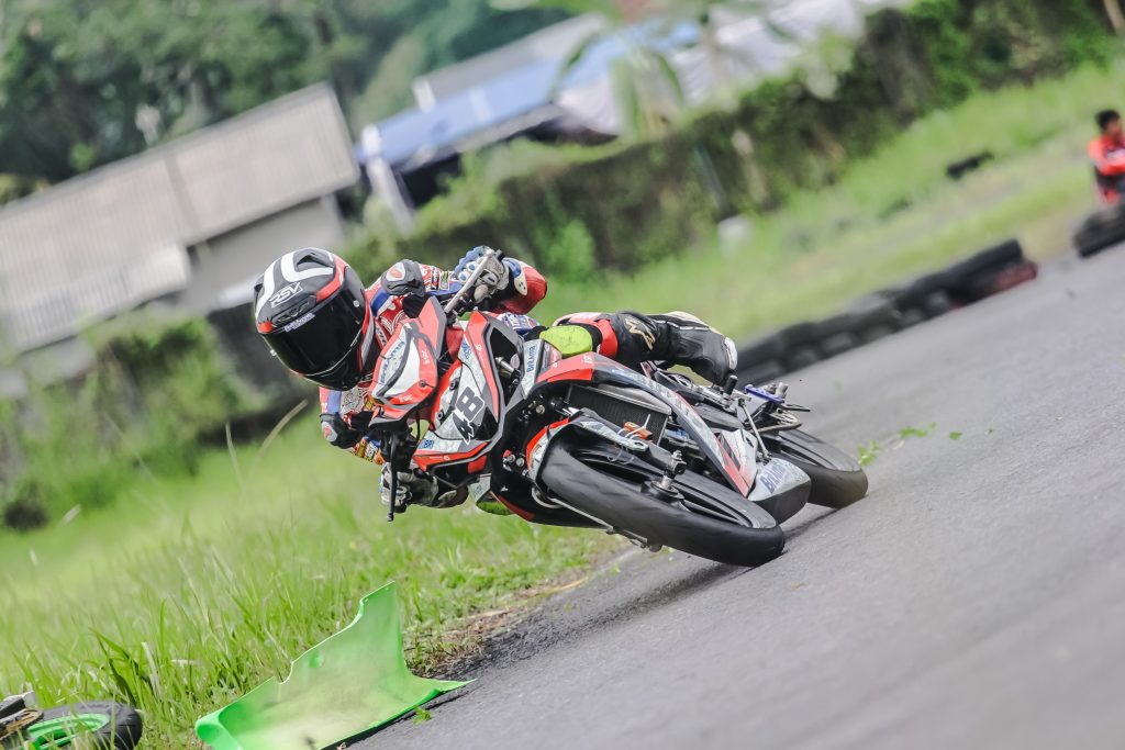 Aksi Pandu W di Motoprix seri 2 Tasikmalaya