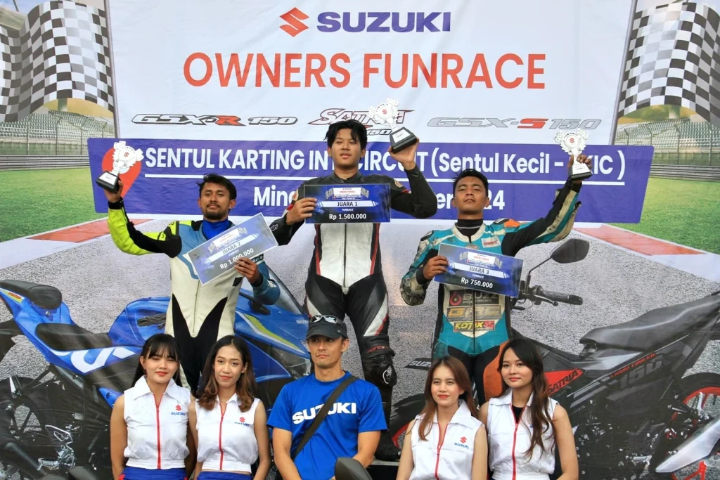 Suzuki Gelar Owners Fun Race 2024 Wadahi Hobi Pengguna GSX-R150 dan Satria F150