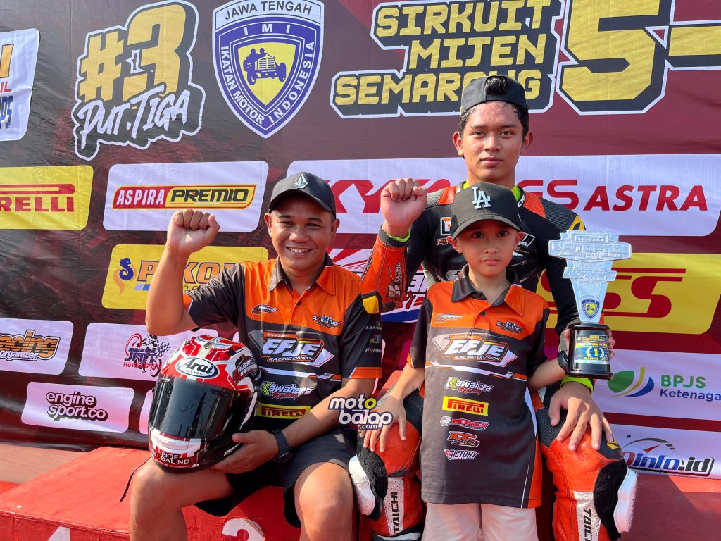 Akbar Abud Raih Gelar Juara Umum MP2 Novice 2024 Kejurnas Motoprix Region B