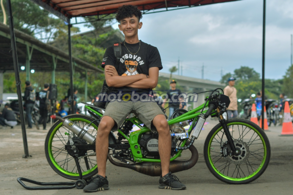 SID Final Kejurda Dragbike Jabar: Ninja 155 TU SP 76 Motor Superpole Konsisten Dijalur Juara Asep Robot Jadi Andalan