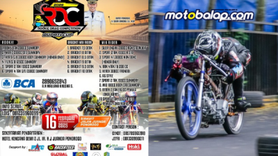 AE RDC Bupati Cup Ponorogo 2025 Sajian Drag Bike Dengan Kelas Paling Lengkap Siap Tayang Akhir Pekan Ini (16/2)