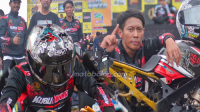 Dihadiri Owner Kubu Mawar Onang Child Sukses Juara Ninja Frame Std 155 Fun Race Dragbike Pemula Rookie Indramayu