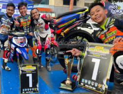 Divisi Bebek 4Tak dan 2Tak Sinar Emas Ziear MCR The Strokes55 Sukses di Kejurnas Motoprix Region B 2025 Put.1 Surabaya