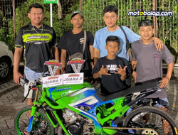 Dominasi Dua Pembalap Pemula Ini Bikin Ninja Rangka Standar 155 cc Milik Tim Naraya Sanjaya Jet Sulit Tergoyahkan!