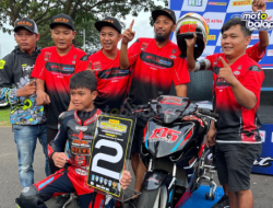Resky Yusuf Rider Rookie ‘Sinau’ Novice Hasilnya Luar Biasa di Kejurnas Motoprix Region B 2025 Putaran 1 Surabaya