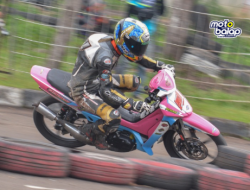 Identik Balap Motor Matik DJP Tatsumaki Rasakan Sensasi Baru Balap Motor 2T Gelaran Sumber Production Roadrace Cimahi