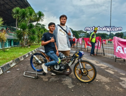 Noval Codet Bareng Sinar Mustika Bangor Raih Fastest Sumber Production Dragbike Championship Cimahi