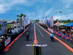 Berlangsung Meriah 700 Lebih Starter dan Banjir Penonton Warnai Event Matapanah Rookie Drag Bike HUT Bhayangkara Magetan!