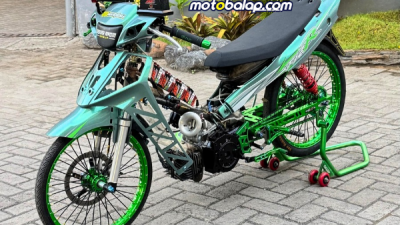 Bikin Gempar Kelas AG Style Dua Team Sekar Anom Grup X Bengkel 43 Catatkan Dua Podium Membanggakan Di Drag Bike Sumenep!