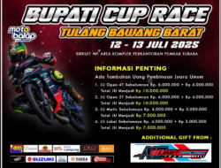 Bupati Cup Race Tulang Bawang Barat Siapkan Hadiah Juara Umum Puluhan Juta Rupiah Siap Digelar Akhir Pekan Ini
