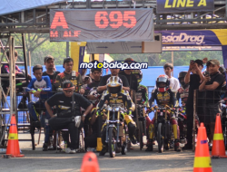 Cetak Waktu 6,889 Detik M Alif Persembahkan Juara Special Class Sport 2T Frame Std 155cc SID Round 2 Untuk ADM Official Makasar