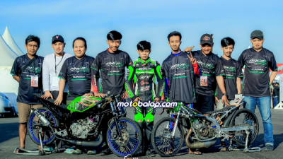 Tampil Perdana Dikelas Ninja 2T 59 Open Arla Motor Raih Hasil Gemilang Pada Pertamax Turbo Drag Fest Wonosari