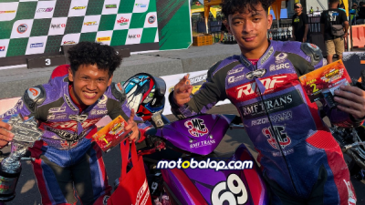 Duo RMF Trans Racing HF Rasya dan Nicky Hayden Perkasa di Sprint Race MCR Seri 2 Kelas 4 Tak Novice!