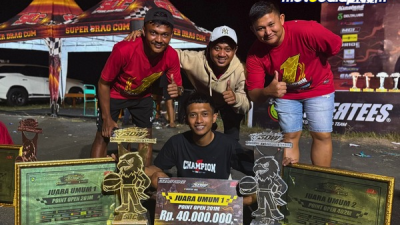 Klasemen Poin Akhir Drag Bike SDW Racertees Ekitoyama Saber White Series 2025