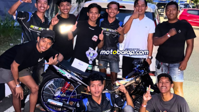 Serang Boyolali Drag Bike Bupati Cup 2025 F1ZR AG Style 130 CC Milik Bos Bacot Tak Tersentuh Lawan Berkat Aksi KiKi Paiko