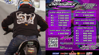 RH57 Pemula Drag Bike Championship 2026 Siap Gelorakan Kota Purwodadi