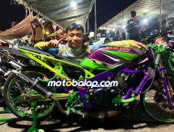 Tampilan Baru Ninja 155 Rangka STD Sekar Anom Group Catatkan Podium Pertama di Matapanah Rookie Dragbike Malang!