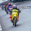 Azam Varis P129 Konsisten catatkan Podium Lewat Ikrom Gaza Serta M Faizal Pada gelaran Sinergitas Malang Raya Road Race Supermoto Championship Seri 1