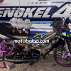 Lima Event Tak Tergoyahkan! Ag Style FR 87 Racikan Gufron EF Kembali Rajai Podium Sabana Rookie Drag Bike Kediri