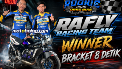 RAFLY Team Dhanesa Wijaya Sukses Raih Podium Pertama di Matapanah Rookie Drag Bike Tulungagung 2026 Bersama Adit Coco