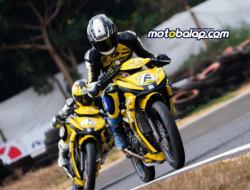 Sempurna! Duet Pembalap Expert Aben Racing Sapu Bersih Kemenangan di Dua Race Motoprix Subang