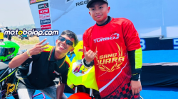 Bukan Kebetulan! Fidel Lionel Kembali Amankan Podium 3 Race 2 Beginner Motoprix Mijen