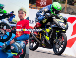 Sokongan Sprocket Koizumi Bikin Farrel Putra Zaidane Tak Terbendung di Race 1 Beginner Motoprix Semarang!