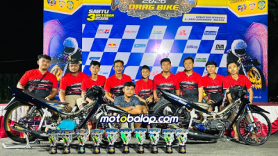 Dominasi Kelas AG Style di Matapanah Rookie Drag Bike Nganjuk, Ini Rahasia Ketangguhan Motor Garapan Tony Letter S Blitar!